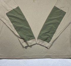 Bass Outdoor Shirt Mens 2XL Green Henley Performance Thermal Hiking Camping