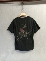 Fashion Dragon Trend Shirt Men’s Medium Embroidery Lined Short Sleeve Luxury