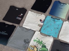 Hollister Brand, Men’s Tee Shirts, Sz Small Clothing, Short Sleeve Bundle