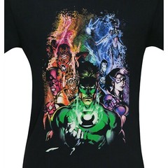 Green Lantern Blackest Night Group T-Shirt Black