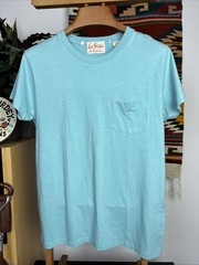 LVC T-Shirt M Levi’s Vintage Clothing 50s 60s Casuals Light Blue Single Stitch