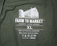 Farm to Market TRIGGERNOMETRY Mens SS Shirt XL FREE SHIPPING Guns Shooting C050