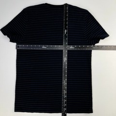 Topman Shirt Men Medium Slim Fit Navy Stripe Navy Classic Work Party Core Go