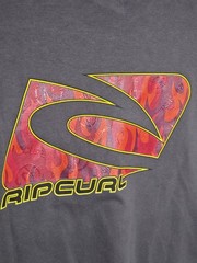 NWOT Vintage Y2K Rip Curl Gray Double Sided Shirt XL