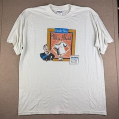 Vintage Gildan Shirt Mens XL White Graphic Statement Ultra Blend USA Tee