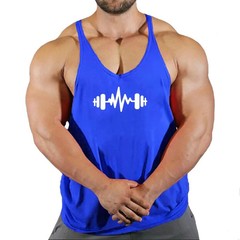Men Gym Stringer Tank Top Bodybuilding Fitness Vest