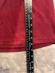 Vintage Jerzees T-Shirt Bulldog Graphic Small Maroon Classic Fit