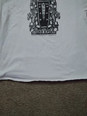 Sound Whole Inlay Design Studio & Custom Guitars Short Sleeve T- Shirt Size L