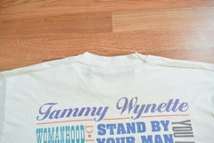Vintage 1995 Tammy Wynette Tour Shirt Tee XL Country George Jones Dolly Parton