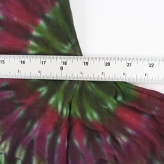 NWOT Single Stitch T-Shirt Blank Hand Tie Dyed Wheel Multi S/S Hering Sz. M 38′