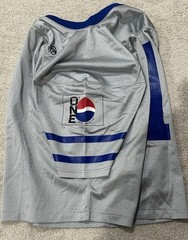 Vintage Rawlings Pepsi One Mesh Promo Football Jersey Mens XL Silver & Blue