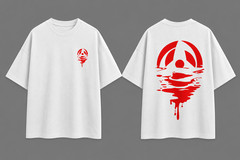 Men’s Oversized Graphic Tee Japanese Anime Style Streetwear Heavy Cotton T-Shirt