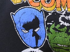 MARVEL COMICS Vintage T Shirt LARGE Graphic Tee SIZE L Captain America HULK Vtg