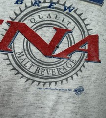 Vintage Busch Beer Shirt Mens XL 90s Busch Non Alcoholic Beer T-shirt Distressed