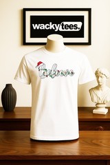Believe In Christmas Text Holiday Funny Graphic Tee Shirt
