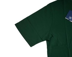 Kired by Kiton $350 NWT Green Short Sleeve Henley Shirt Crepe Cotton M (50 IT)