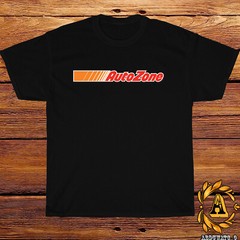 Autozone Logo Black/ Grey/ White/ Navy / Red T-Shirt Size S-5XL