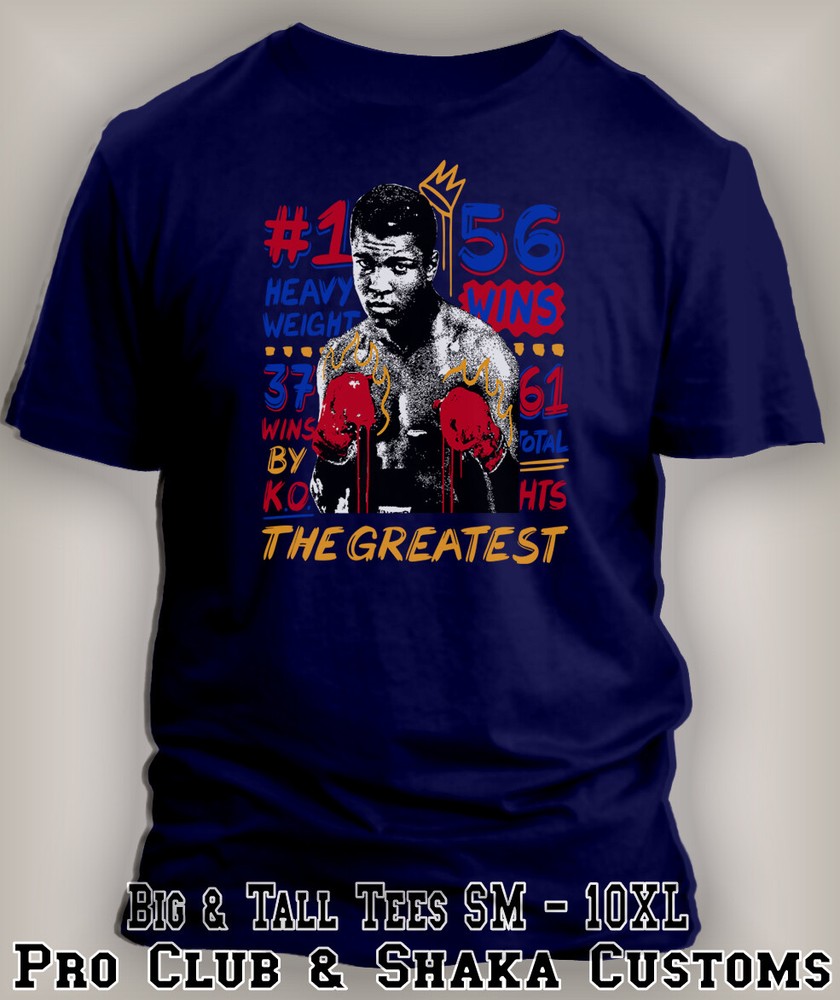 The Greatest Big Tall Graphic Pro Club Shaka RTP Tee Shirt to Match Sneakers