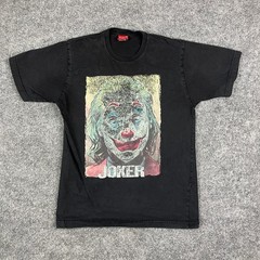 Baltica T-Shirt Mens Size S Black Joker DC Comics Movie Graphic Clown Tee