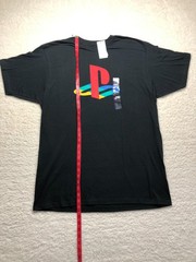 Playstation T-Shirt Black Mens X-Large