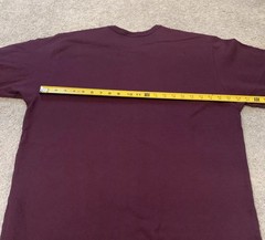 VINTAGE XL Champion Maroon Plum Heavy Weight Cotton TShirt EXTRA LARGE Lot Of 4