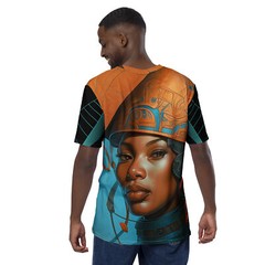 Futuristic African Lady Allover Print Unisex T-Shirt XS – 2X