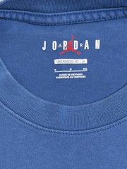 Jordan Flight Essentials Oversized Fit Men’s Blue Cotton Crew Neck T-Shirt S
