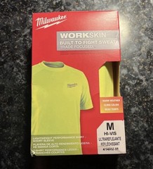 Milwaukee Workskin Lightweight Performance Shirt – Short Sleeve Hi Vis Yellow
