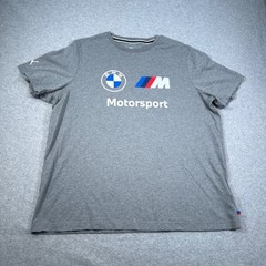 Puma BMW Motorsport M Series Mens T Shirt Gray Sz XL
