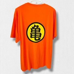Dragon Ball Z Kame School Symbol T-Shirt Orange Gildan Heavy Cotton 5L Plus Size