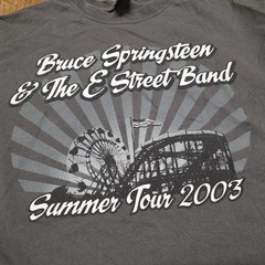 Bruce Springsteen And The E Street Band 2003 Summer Tour Concert T-Shirt Size M