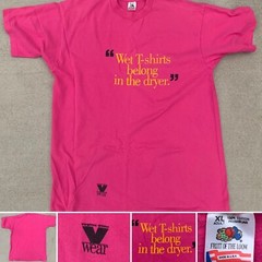 Vintage Wet T-shirts belong in the dryer. Virginia Slims V wear t shirt Size XL
