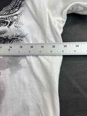 Way To Celebrate Halloween T-Shirt – Skull – Mens XL – White – Stained (5436)