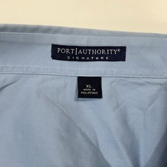 Vintage EBAY Button Down Shirt Promo Logo Embroidered Men’s XL Blue As-is