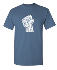 Unity Fist Sarcastic Humor Graphic Novelty Super Soft Ring Spun Funny T Shirt
