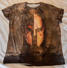 Spartan Helmet Graphic 2XL T Shirt is ultra soft material assassins creed