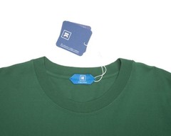 Kired by Kiton NWT $295 Green Crepe Cotton Short Sleeve Slim T-Shirt M (50 IT)