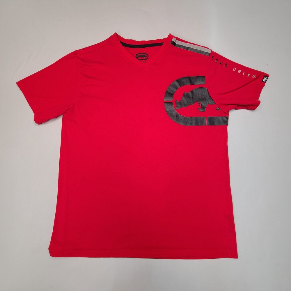 Ecko Untld. Shirt Mens Medium Red Casual Outdoors Comfort Streetwear