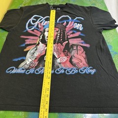 King Von What It Means To Be King Large T-Shirt L Rap Tee Drill Hip Hop Trap RIP
