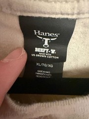 Hanes Beefy-T Celebrating 50 Years Hallamore Clydesdales Graphic Tee