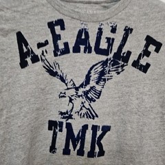 Mens American Eagle T shirt S Vtg Felt 90s Grunge Streetwear Skater Nostalgia