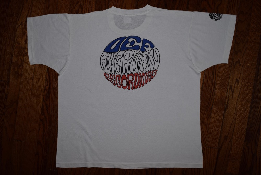ORIGINAL Def American records hip hop vintage 90s rap T-shirt jam gets boys XL