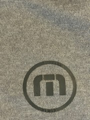 Travis Matthew Size S Long Sleeve Performance T-Shirt Gray Heather Crew Neck