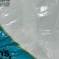 Vtg 70s 80s Kmart White T Shirts V-Neck 3 Pack M 38-40 Combed Cotton Tee NOS
