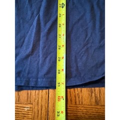 Champion Virginia Wesleyan University Marlins Graphic T-Shirt Navy Blue Mens 3XL