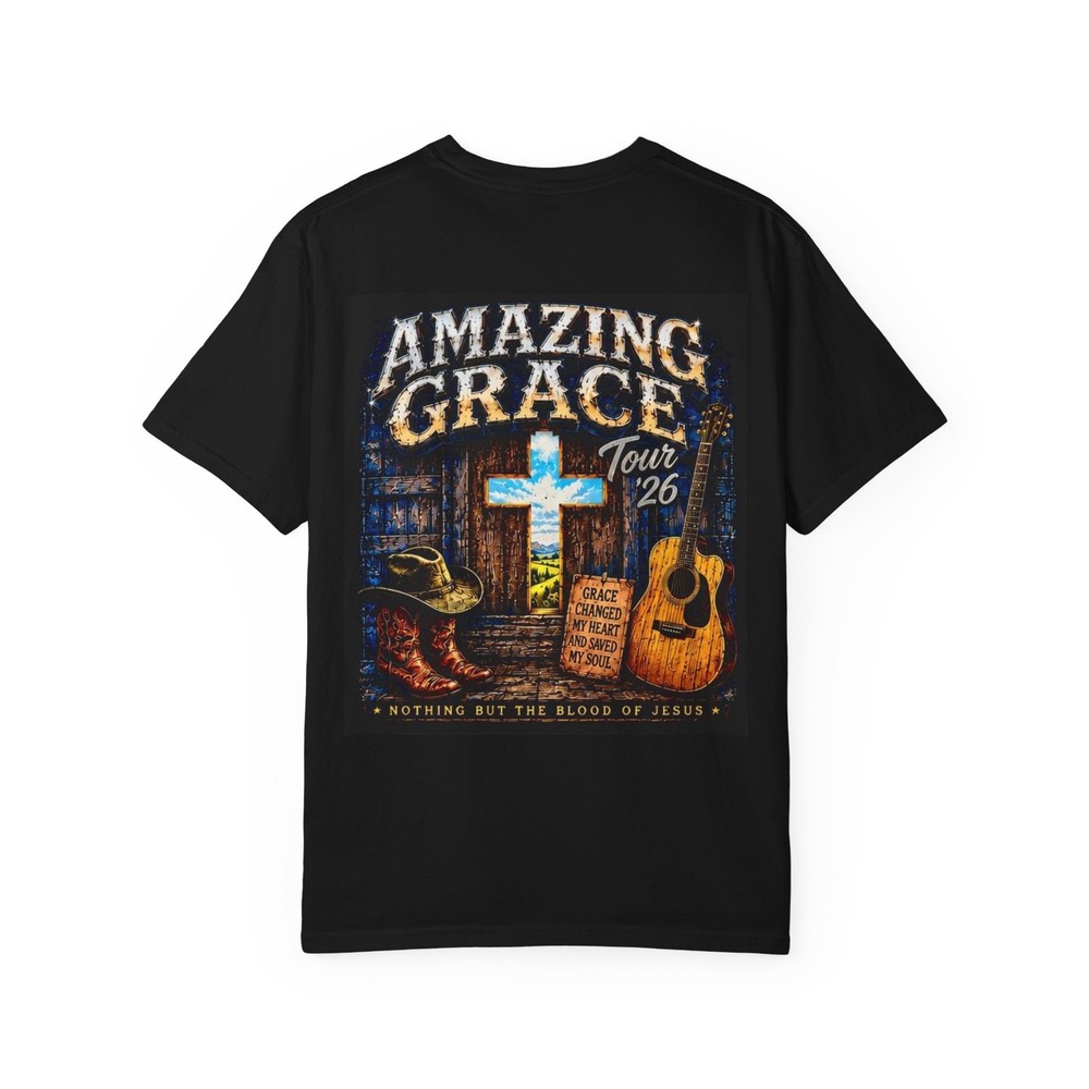 Amazing Grace T-Shirt | Cowboy Silhouette Gospel Design