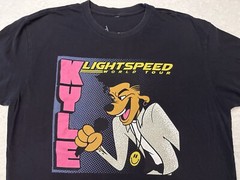 2000s Y2K 2018 Super Duper Kyle Hip Hop Pop Music Lightspeed Tour T-Shirt, L XL