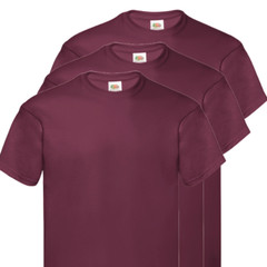 Mens fruit of the loom Super Premium t shirts 3 5 Pack Unisex Plain Cotton Mixed