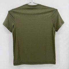 Public Rec Adapt Tee Mens M Olive Green Solid Polyester Lyocell Stretch Shirt