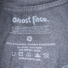 Scary Movies and Chill Horror Shirt Black Sz L Ghost Face Scream Slasher Killer